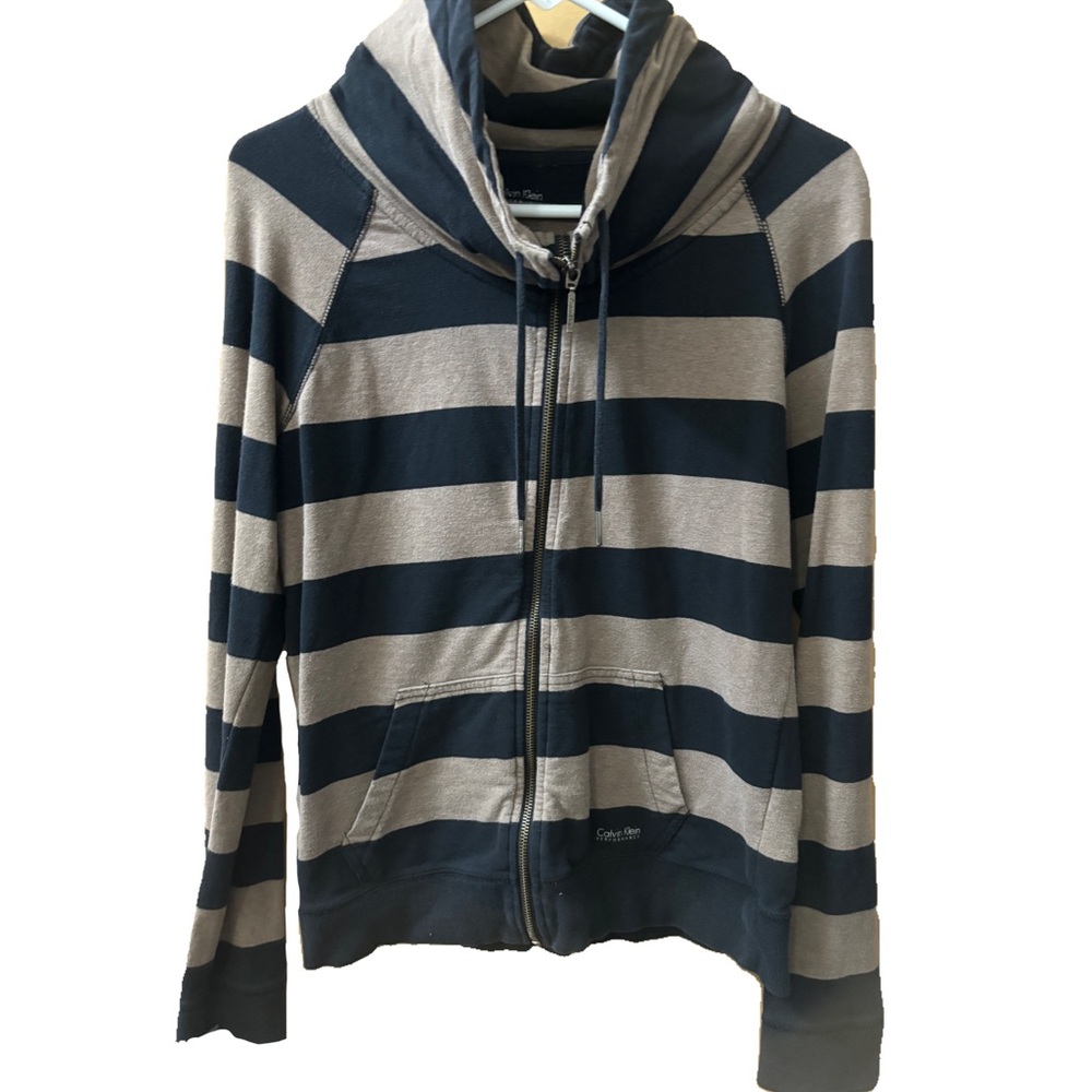 🛍️Cute Calvin Klein Y2K Grunge Zip-Up Hoodie👚